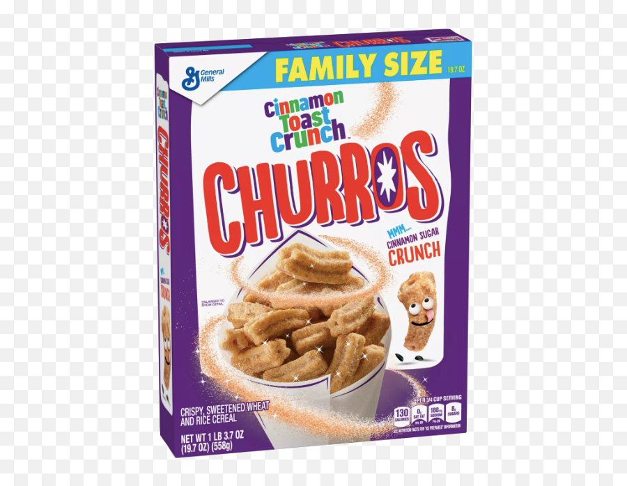 Cinnamon Toast Crunch Churros Breakfast Cereal Family Emoji,Churros Png