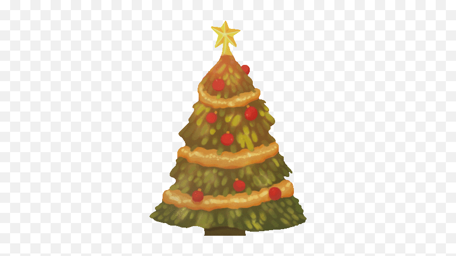 Christmas Tree Hoorayheroes Sticker By Hooray Studios For Emoji,Christmas Tree Gif Transparent