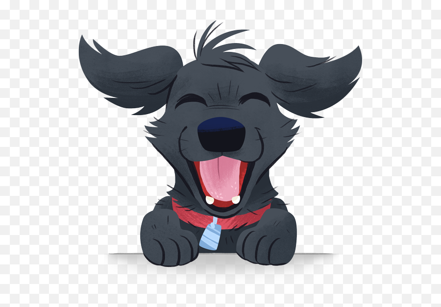 Mr Cooper Black Dog Stickers By Matthew Carbone Emoji,Black Dog Clipart