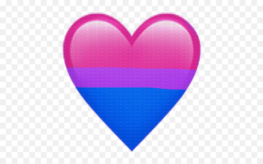 Bisexual Emoji Heart Bi Bisexual Emoji Heart Pride,Emoji Hearts Png