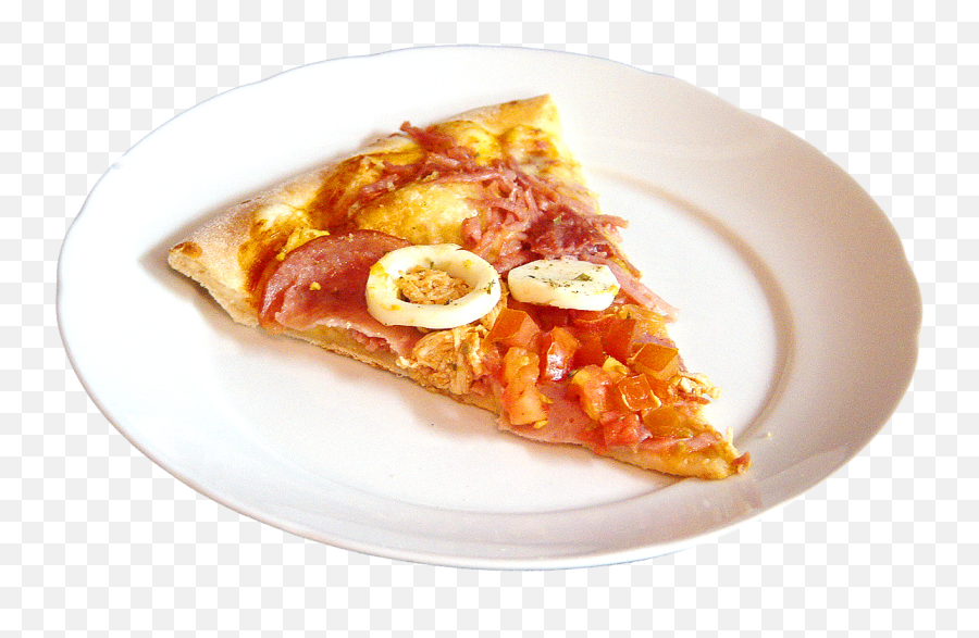 Download Pizza On A Plate Png - Pizza On A Plate Png Emoji,Plate Png