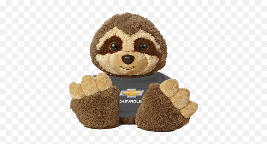 10 Sassafras Brown Sloth Wearing Chevrolet Tee Emoji,Transparent Sloth