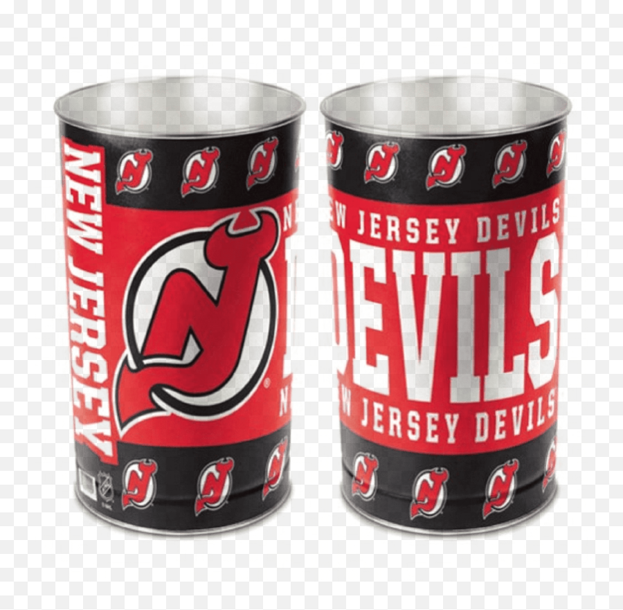 New Jersey Devils Nhl Tapered Trash Can Emoji,New Jersey Devils Logo Png