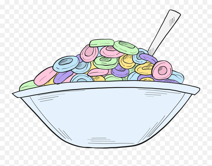 Cereal Clipart - Junk Food Emoji,Cereal Clipart