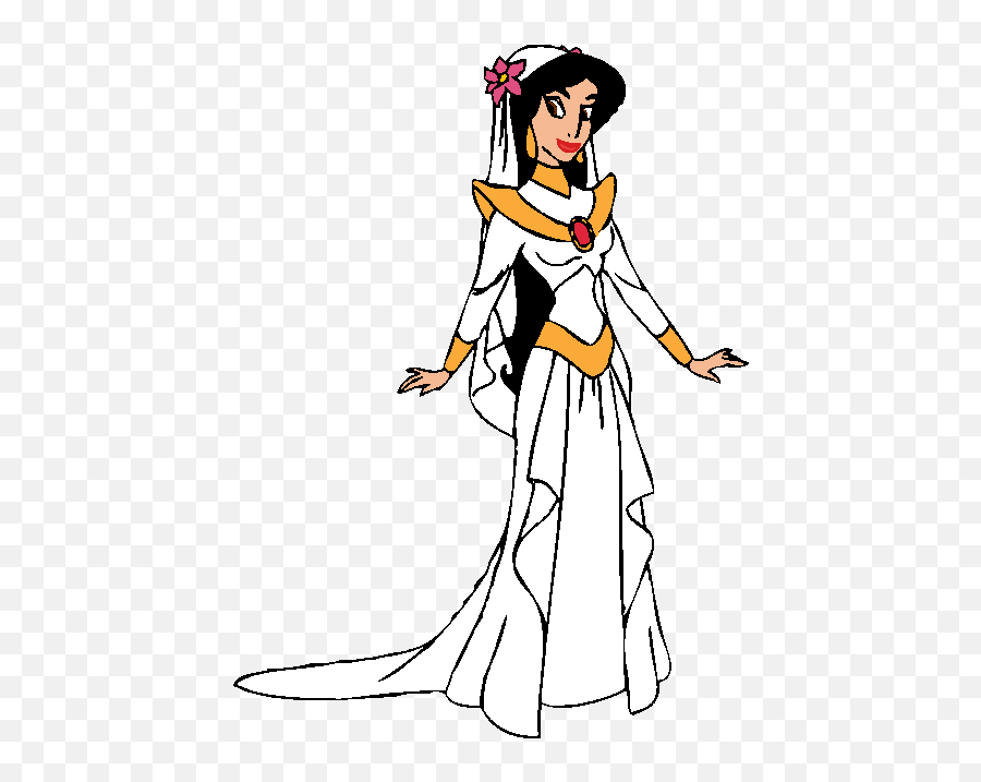 Jasmine Clipart - Disney Princess Photo 31718986 Fanpop Emoji,Princess Dress Clipart