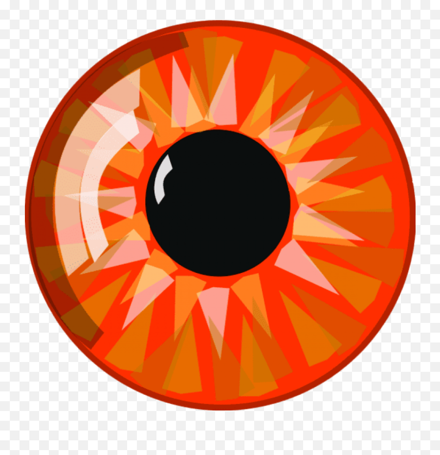 Download Blue Eye With Eyeliner Clip Art At Clker - Orange Transparent Eye Color Emoji,Eye Clipart