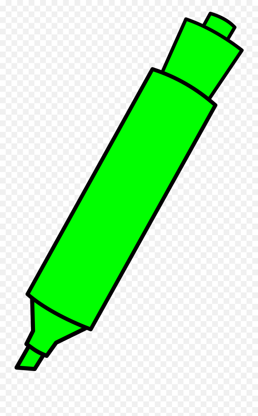 Green Highlighter Marker Svg Vector - Clipart Green Highlighter Emoji,Marker Clipart