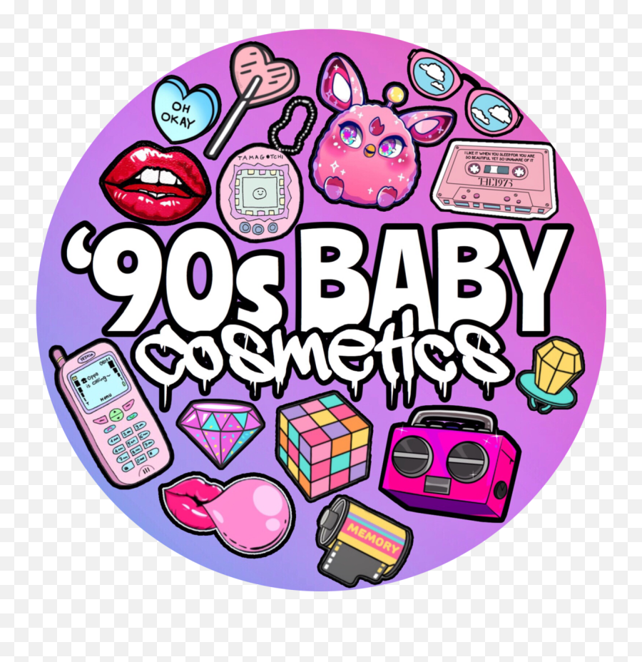 90s Baby Cosmetics - Cosmetics Emoji,Tamagotchi Logo