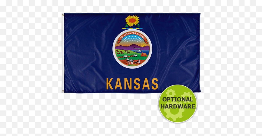 Kansas - Flag Of Kansas Emoji,Kansas State Logo