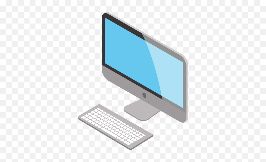 Transparent Png Svg Vector File - Isometric Computer Png Emoji,Computer Transparent