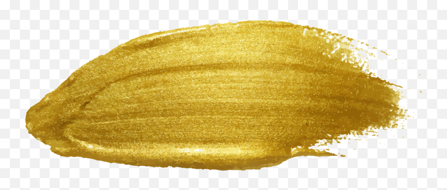 Gold Paint Brush Stroke Png Png - Transparent Background Gold Brush Png Emoji,Paint Stroke Transparent
