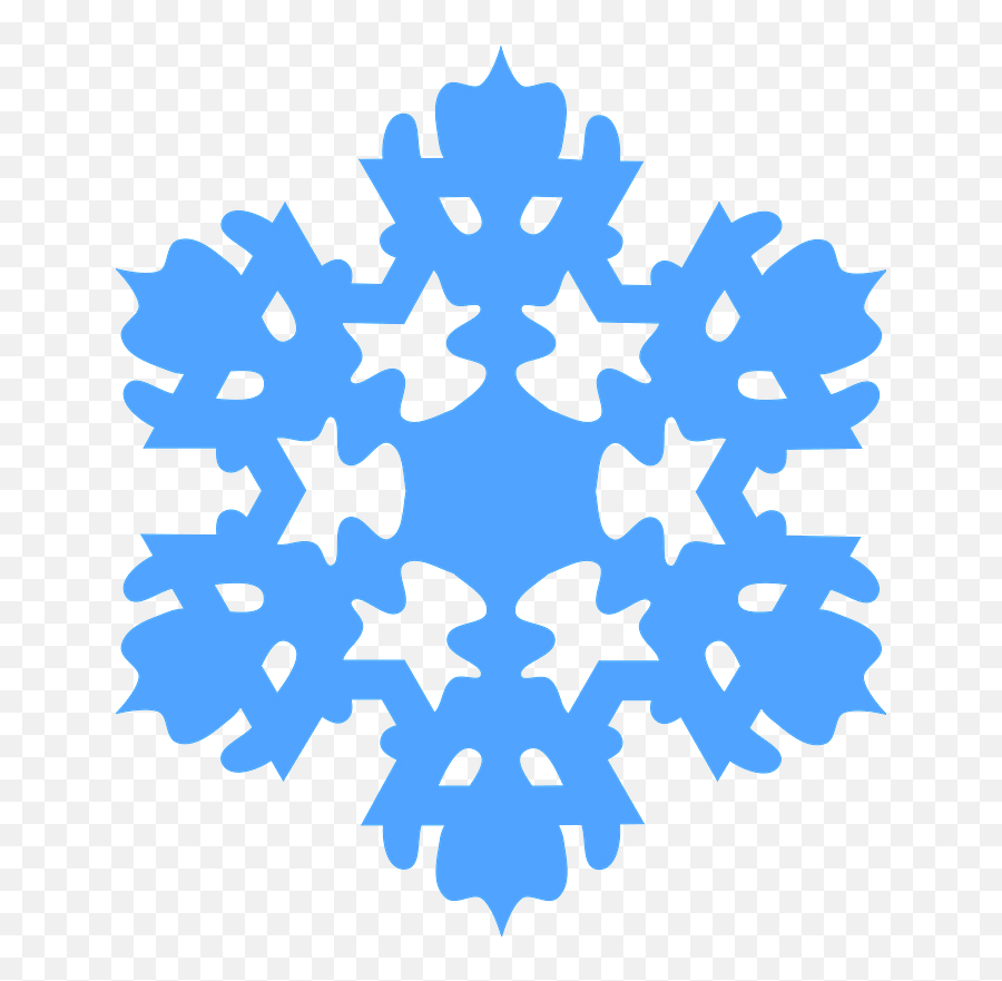 Blue Snowflake Clipart Free Download Transparent Png - Art Emoji,Snow Flake Clipart