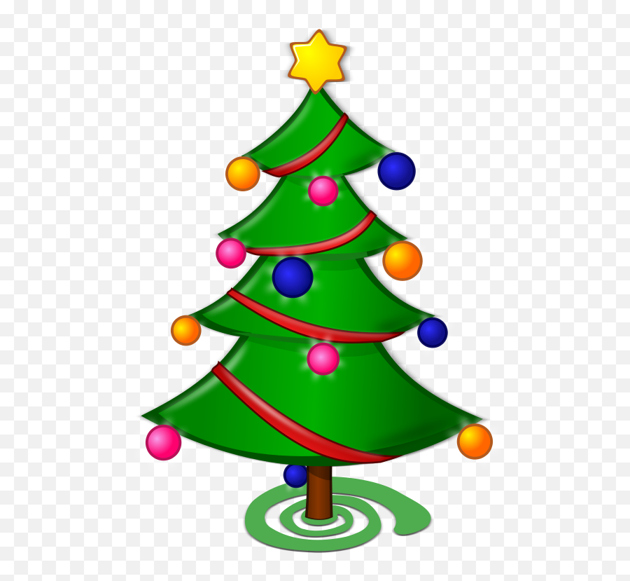 Library Of Merry Christmas Tree Png - Clipart Christmas Tree Emoji,Christmas Tree Clipart