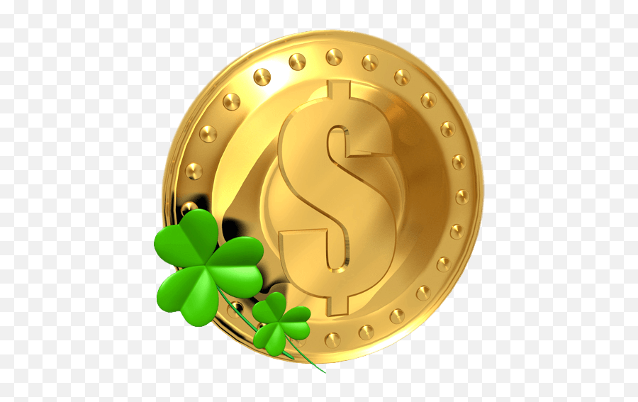 Download Hd Irish Clipart Gold Coin - Gold Coins St Patricks St Patricks Day Gold Coin Emoji,St Patricks Day Clipart