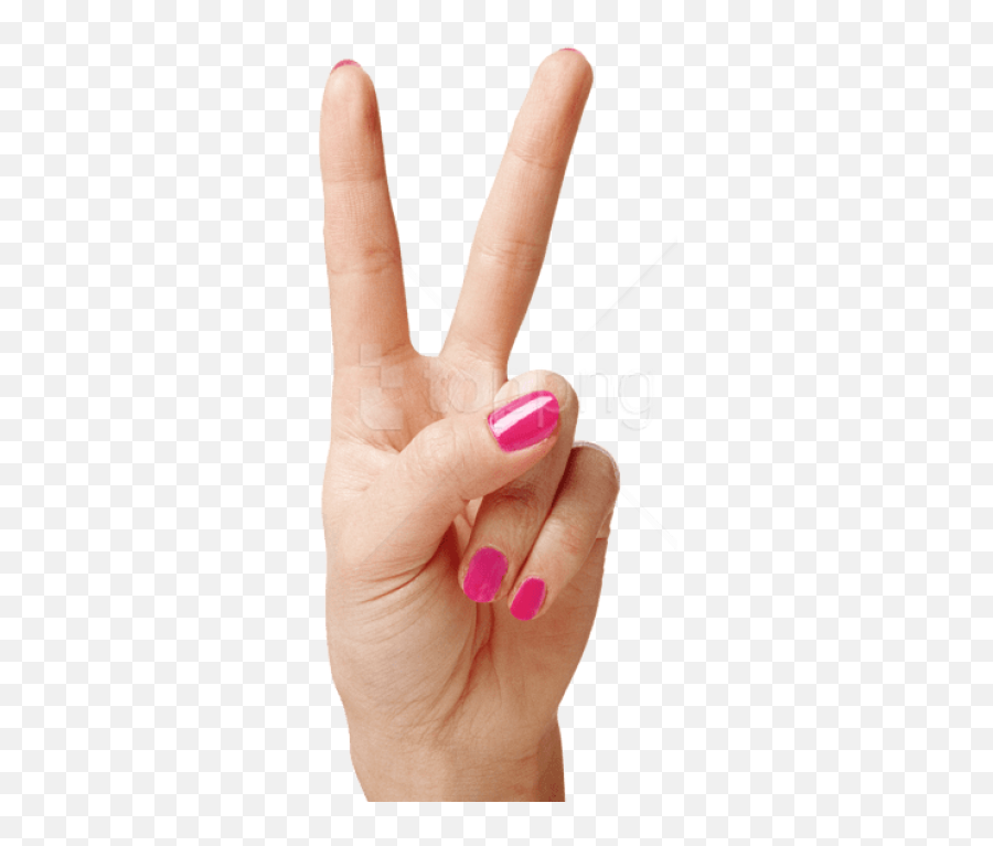 Hand Showing 2 Fingers Transparent Png - Two Fingers Png Clipart Emoji,Fingers Clipart