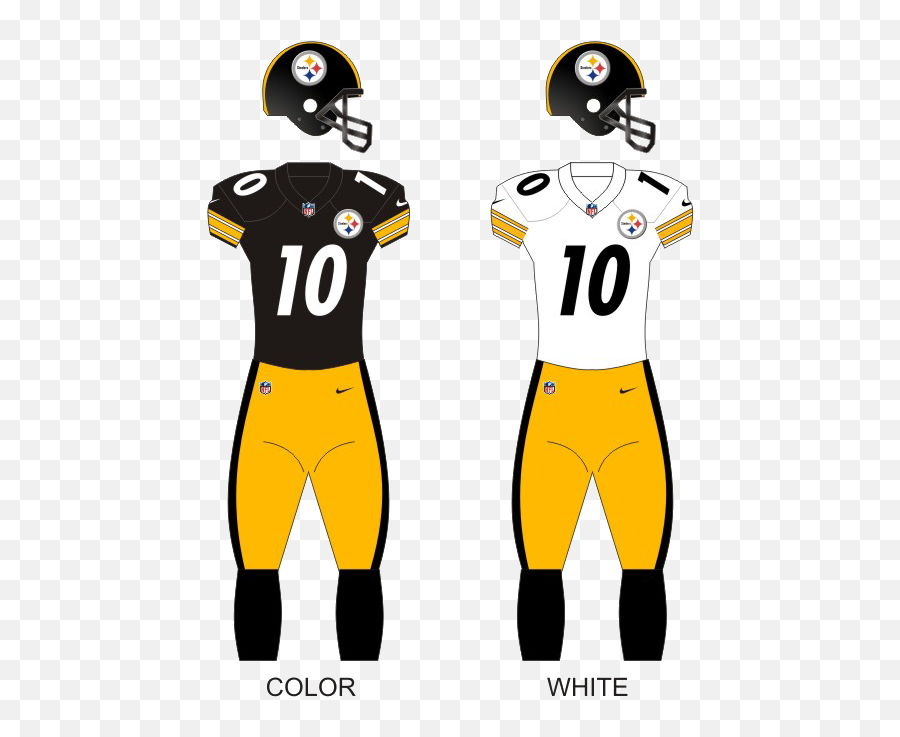 Nfl Uniforms Ranked And Tiered - Uniforme De Pittsburgh Steelers Emoji,Steelers Helmets Logo