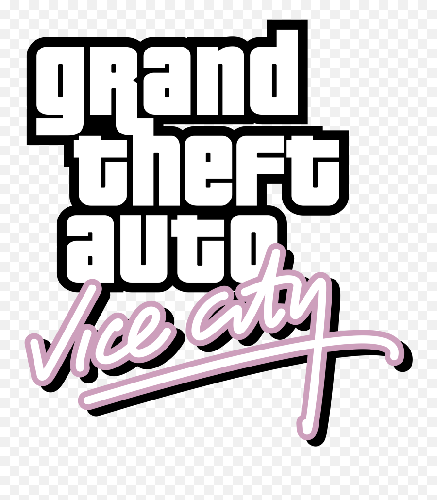Grand Theft Auto Vice City Logo Png Transparent U0026 Svg Vector - Grand Theft Auto Vice City Icon Emoji,Gta 5 Logo