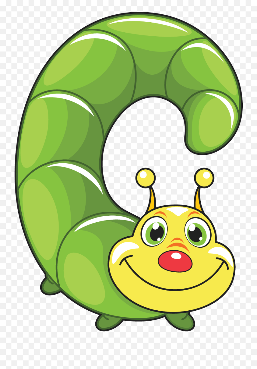 C Is For Caterpillar Baby Alphabef - Letras Abecedario Letras Abecedario Infantil Emoji,Caterpillar Clipart