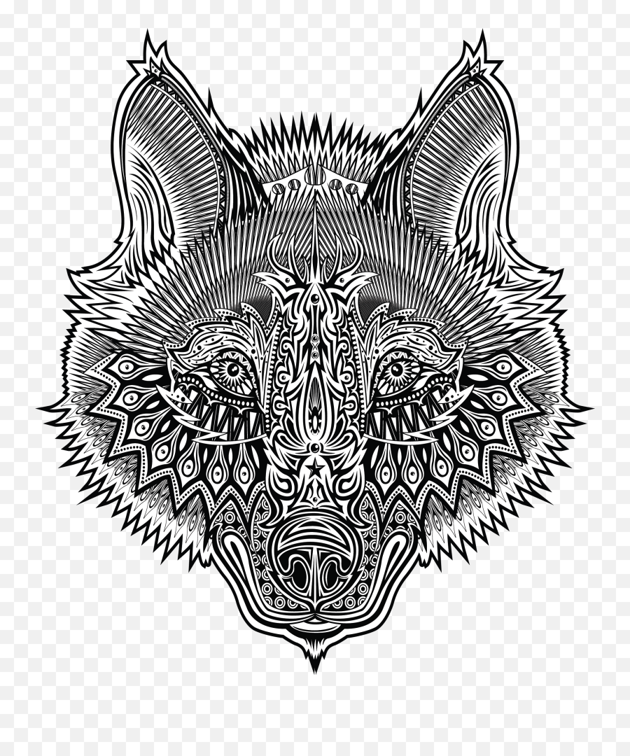 Coloring Books - The Snowoofs Dot Emoji,Wolf Face Png