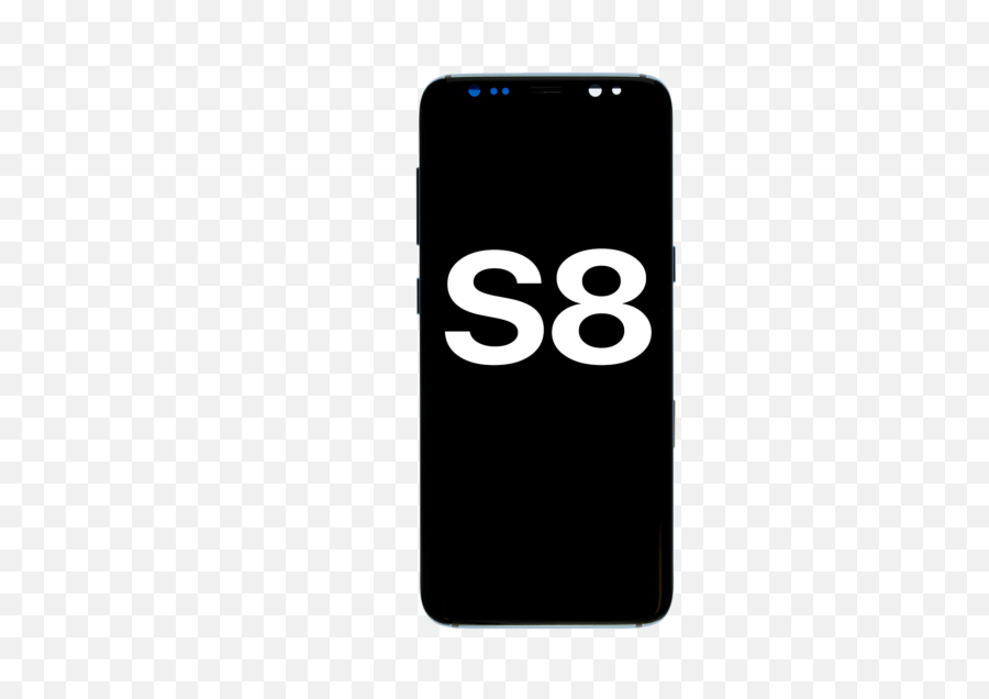 Samsung Galaxy S8 Screen Assembly With Frame - Blue Premium Emoji,Samsung S8 Png