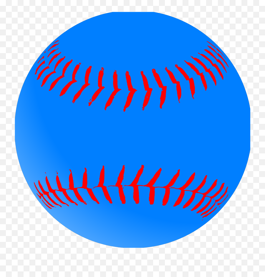Blue Baseball Svg Vector Blue Baseball Clip Art - Svg Clipart Emoji,Heart Baseball Clipart