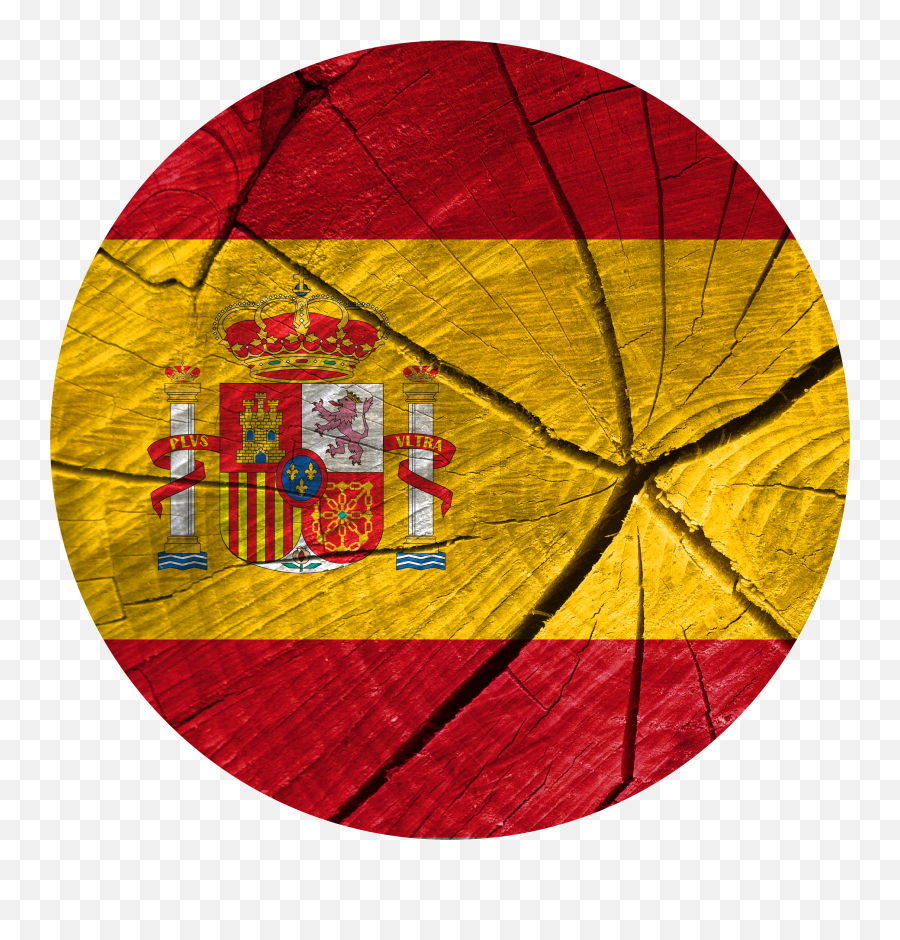 Spanish Flag Texture Coaster - Tenstickers Emoji,Spanish Flag Png