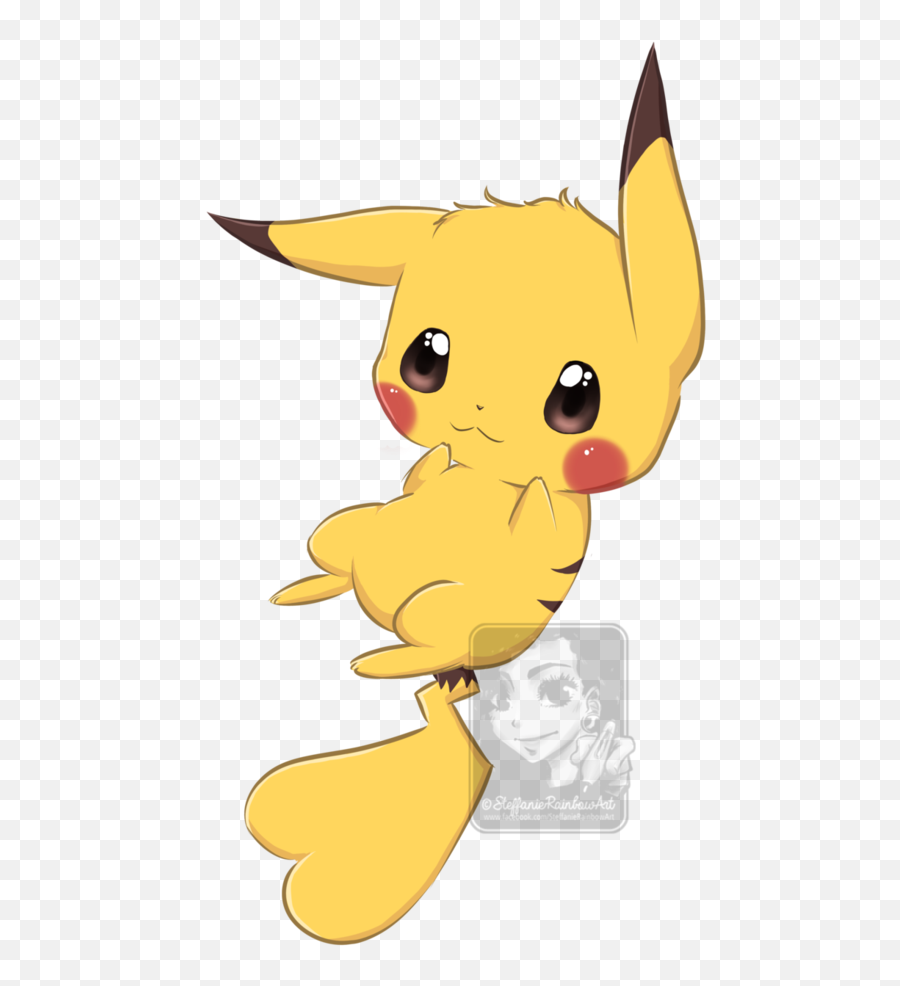 Download Pikachu Clipart Cute Rainbow - Clip Art Png Image Fictional Character Emoji,Pikachu Clipart