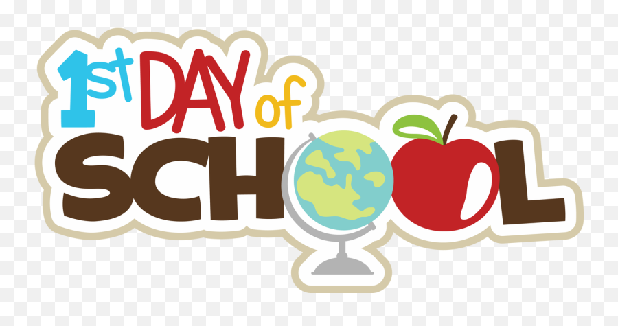 Best Free School Picture Day Clip Art - My First Day Of School Png Emoji,Pajama Day Clipart