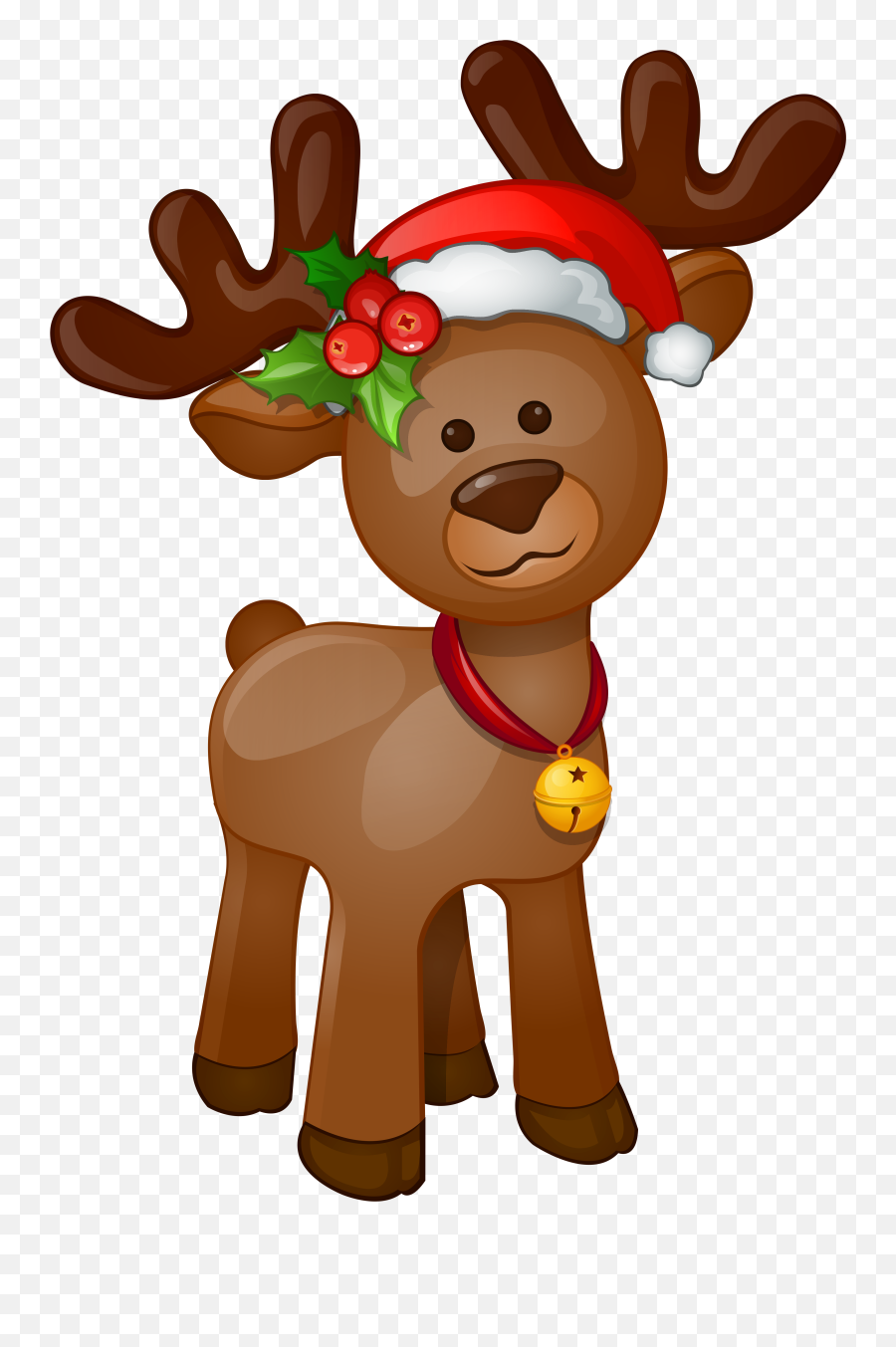 Download Christmas Reindeer Png Clipart - Cute Christmas Reindeer Clipart Emoji,Reindeer Png