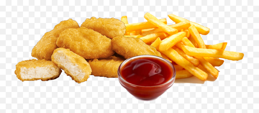 Chicken Nuggets And Fries Png Free - Chicken Mcnuggets Png Emoji,Fries Png