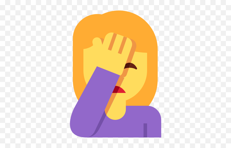 Woman Facepalming Emoji Meaning - Facepalm Emoji Meanings,Facepalm Emoji Png