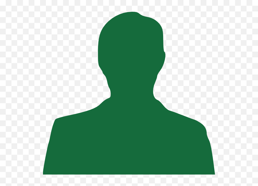 Clip Art Silhouette Man - Green Silhouette Of A Man Emoji,Man Silhouette Png