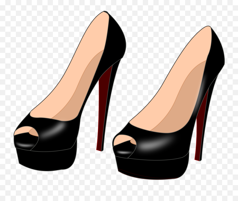 High Heeled Footwearfootwearbasic Pump Png Clipart - Transparent Heels Clipart Emoji,Court Clipart