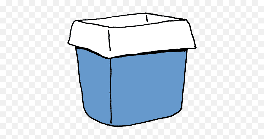 A Perfect World - Clip Art Household Waste Container Emoji,Trashcan Clipart