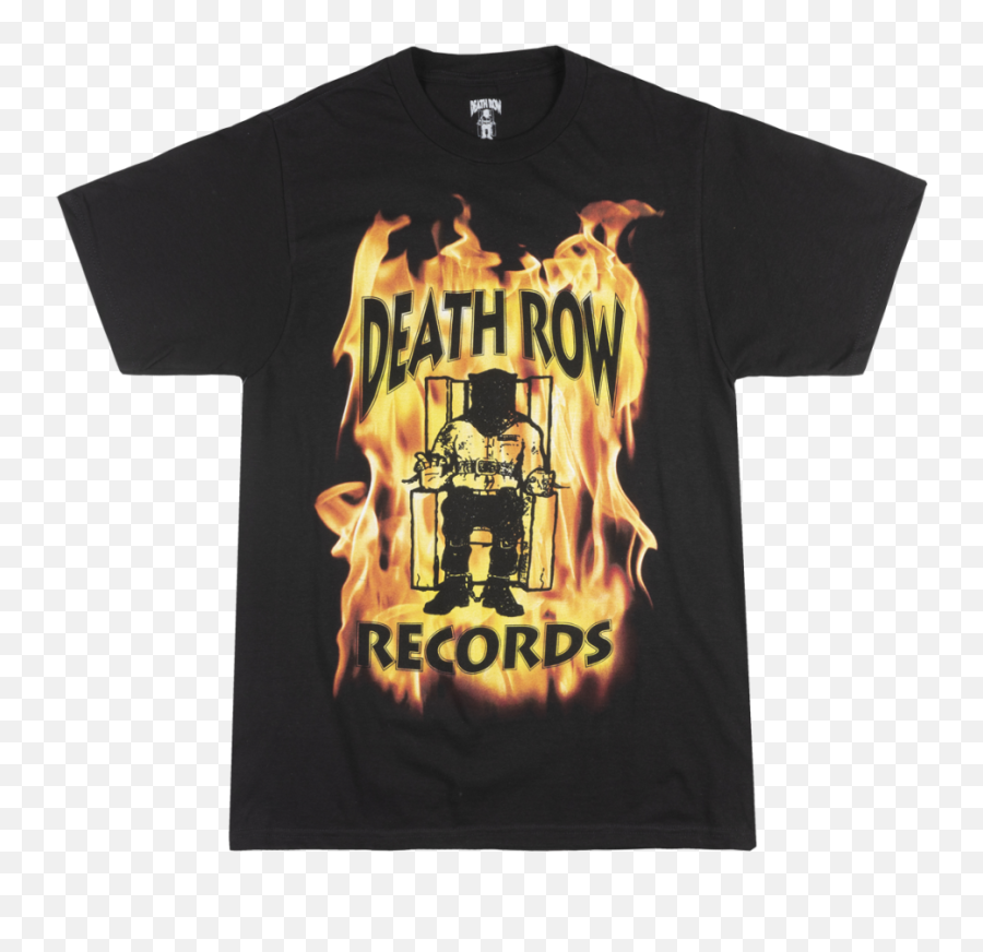 Death Row Records Flames T Shirt Hip - Death Row Records Vintage T Shirt Emoji,Death Row Records Logo