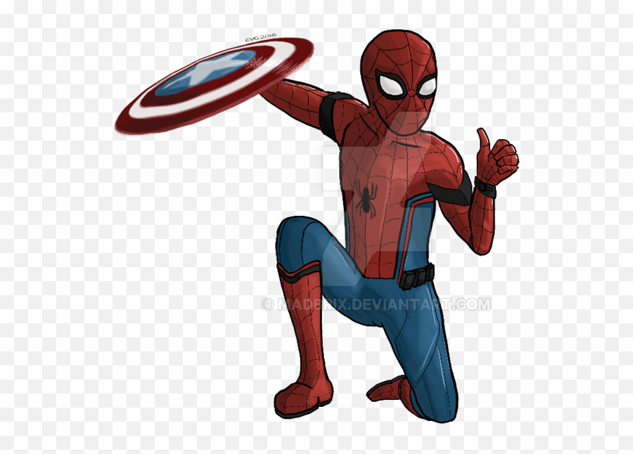 Civil War Spiderman - Spiderman Clipart Full Size Clipart Clip Art Emoji,Civil War Clipart