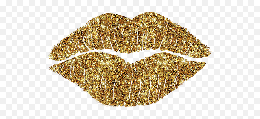 Download Hd 15 Gold Lips Png For Free Download On - Transparent Gold Lips Png Emoji,Kiss Lips Png