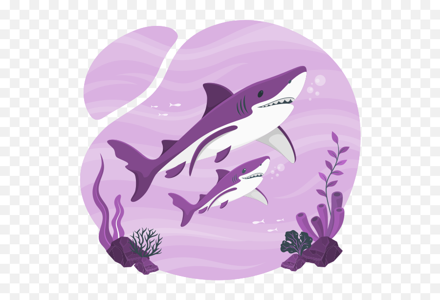 Baby Shark Customizable Isometric Illustrations Amico Style - Great White Shark Emoji,Baby Shark Png