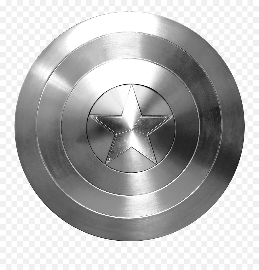 Captain America Silver Shield - Captain America Logo Silver Emoji,Captain America Shield Png