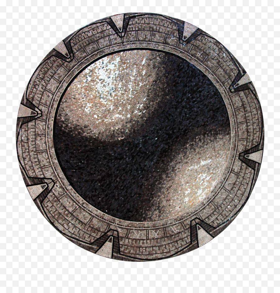 Geometric Mosaic Medallion - Stargate Emoji,Stargate Png