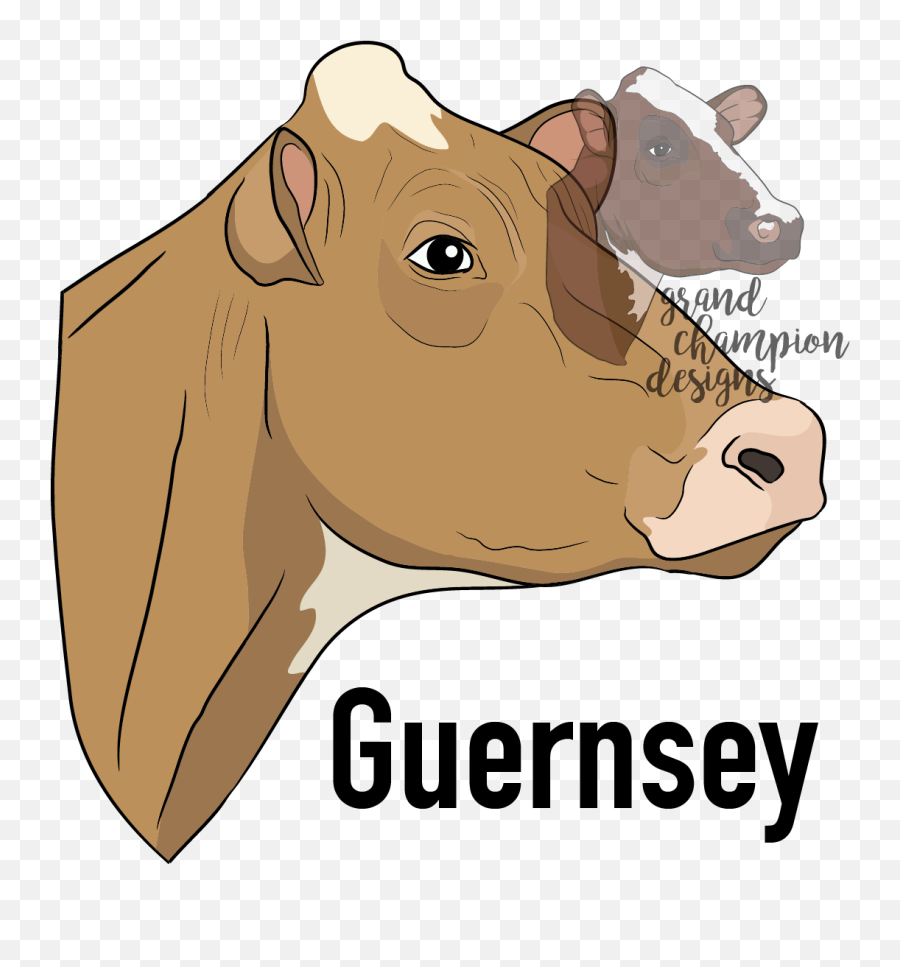 Cow Png Clipart - Guernsey Dairy Window Clings Grand Emoji,Champion Clipart