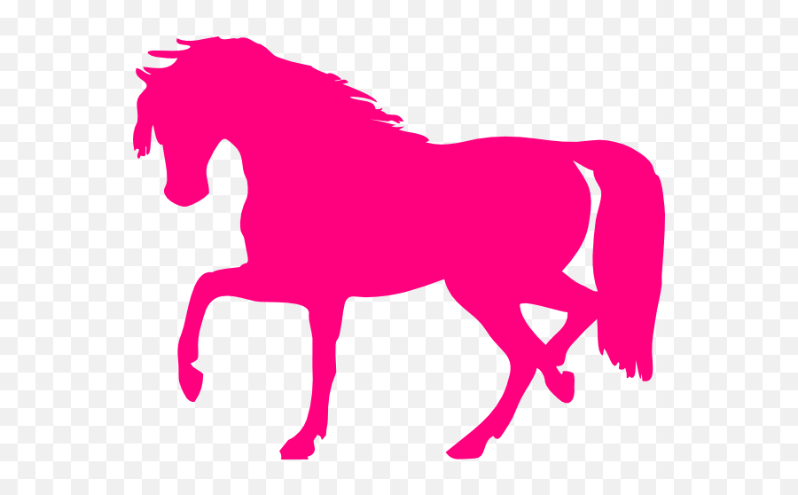 Pink Horse Free Clipart - Clipart Suggest Emoji,Rocking Horse Clipart