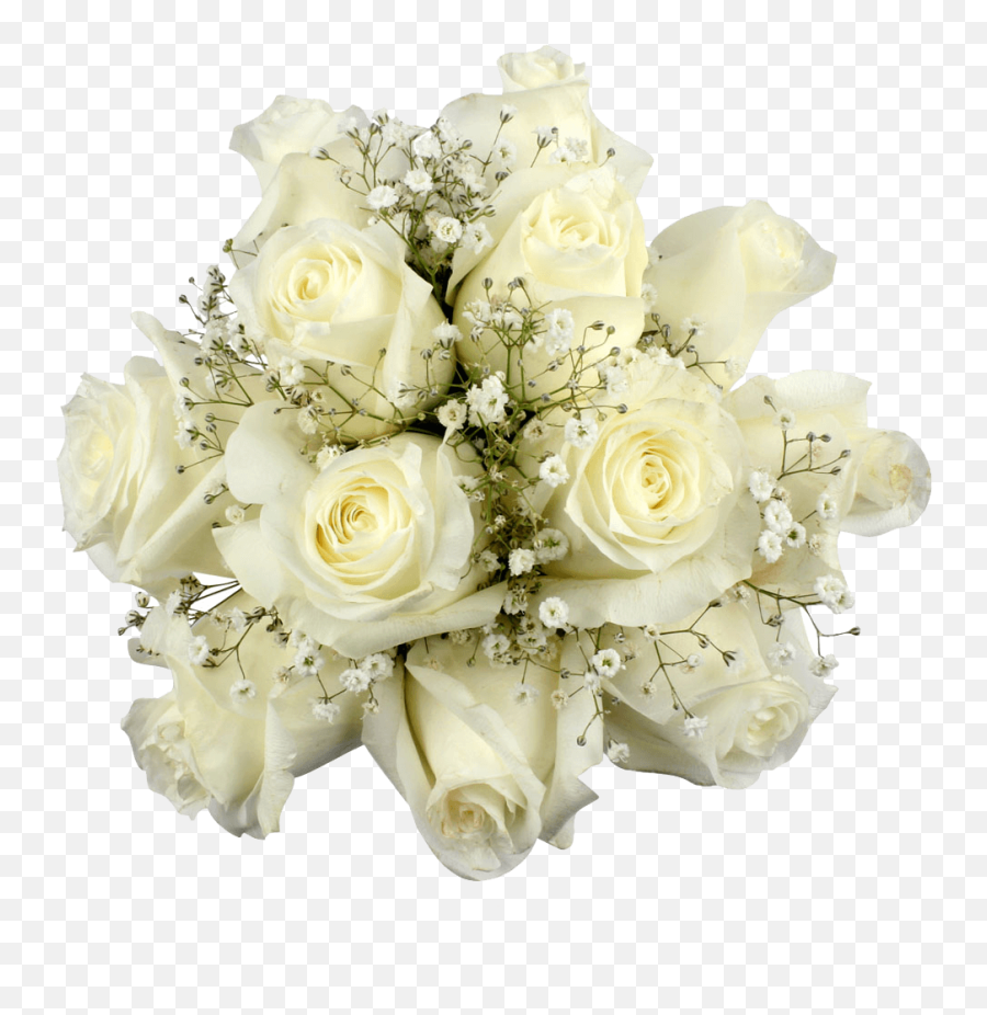 White Roses With Babys Breath Floral Arrangements Emoji,White Rose Transparent