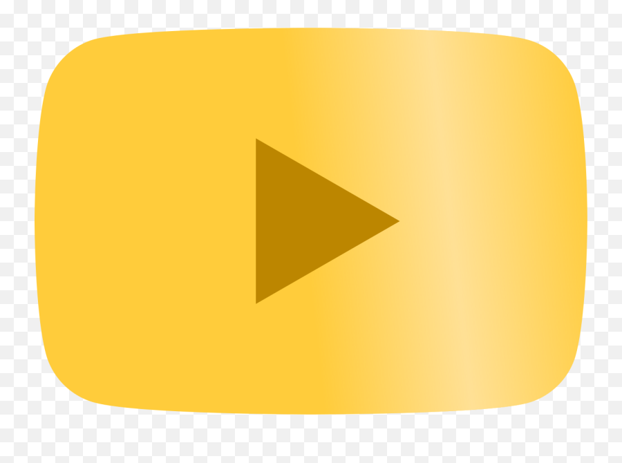 Youtube Gold Play Button 2 - Youtube Gold Play Button Logo Emoji,Youtube Play Button Png