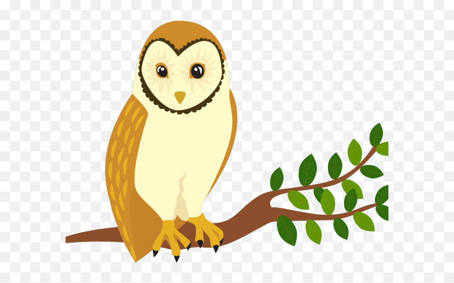 Bird Of Prey Clipart Barn Owl - Perch Clipart Png Download Emoji,Barn Owl Png
