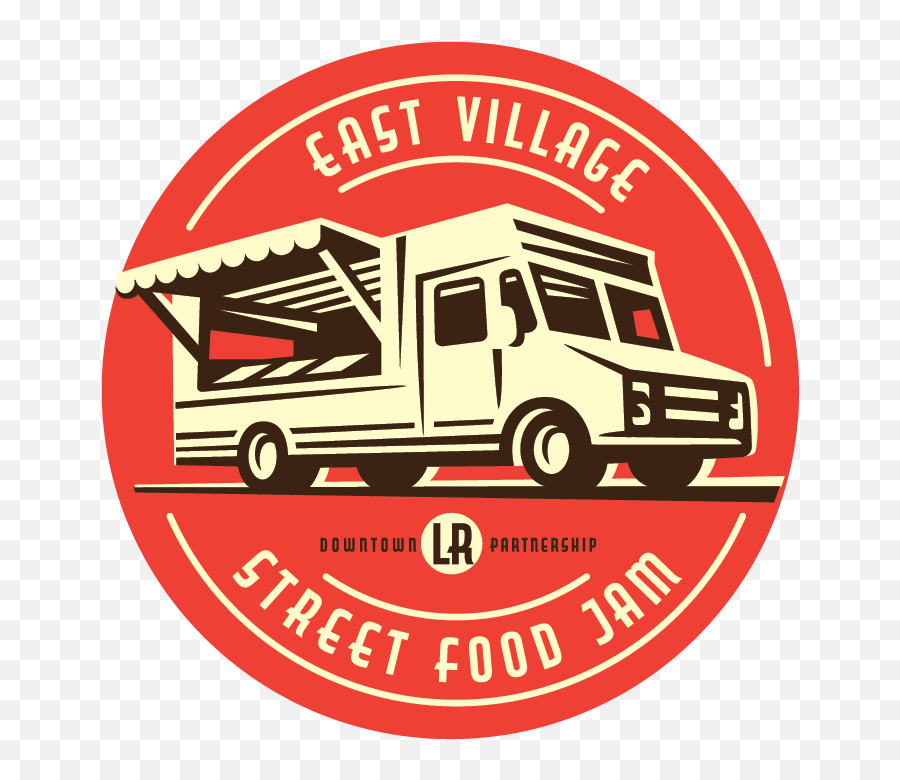 East Village Street Food Jam Live Music Food Trucks And More Emoji,Food Truck Logo