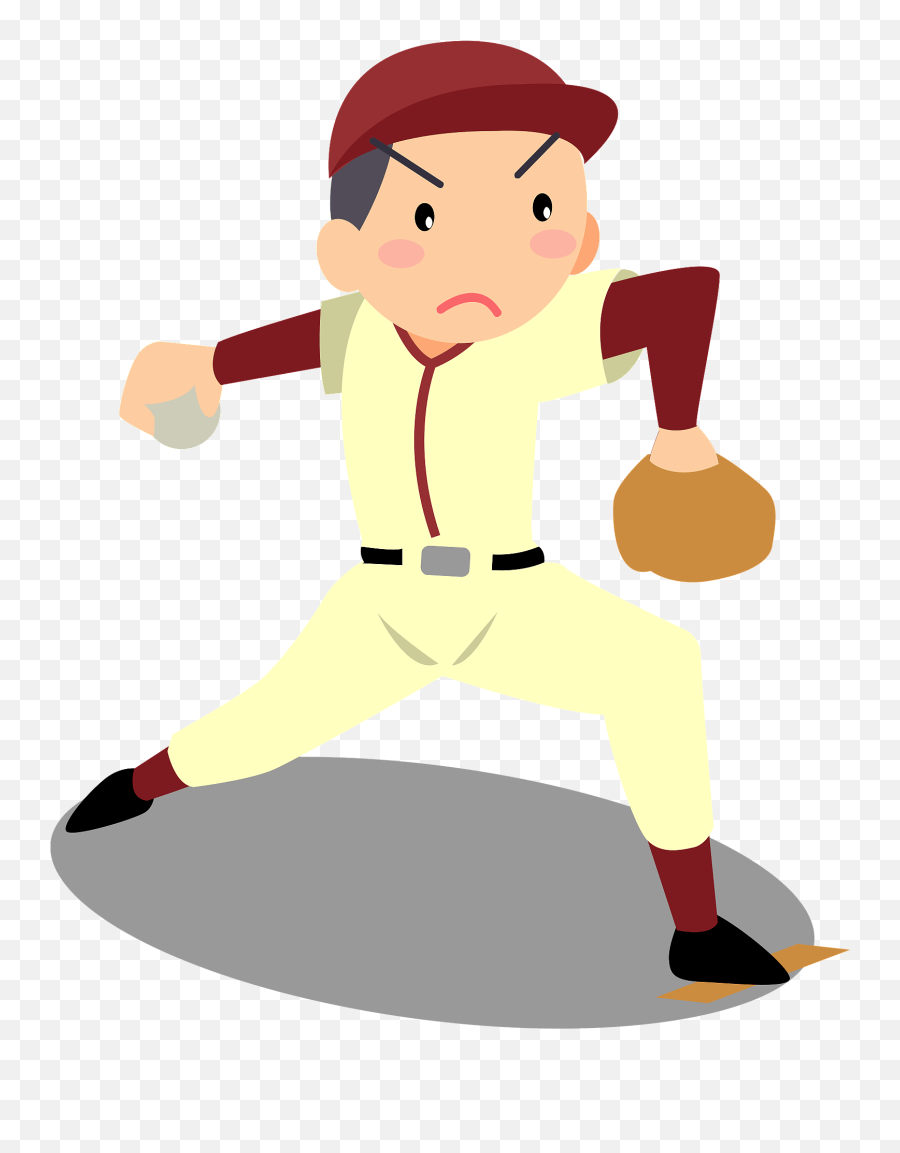 Baseball Pitcher Clipart Free Download Transparent Png Emoji,Baseball Player Clipart