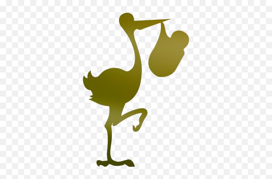 Stork Bird Baby Png Hd Image Transparent Stork Bird Baby - Stork Baby Silhouette Png Emoji,Stork Clipart