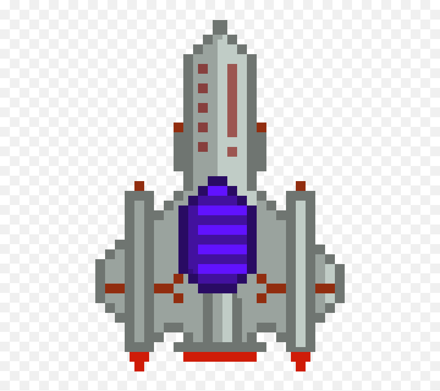 Rocketship - Rocket Ship Pixel Art Emoji,Pixel Png