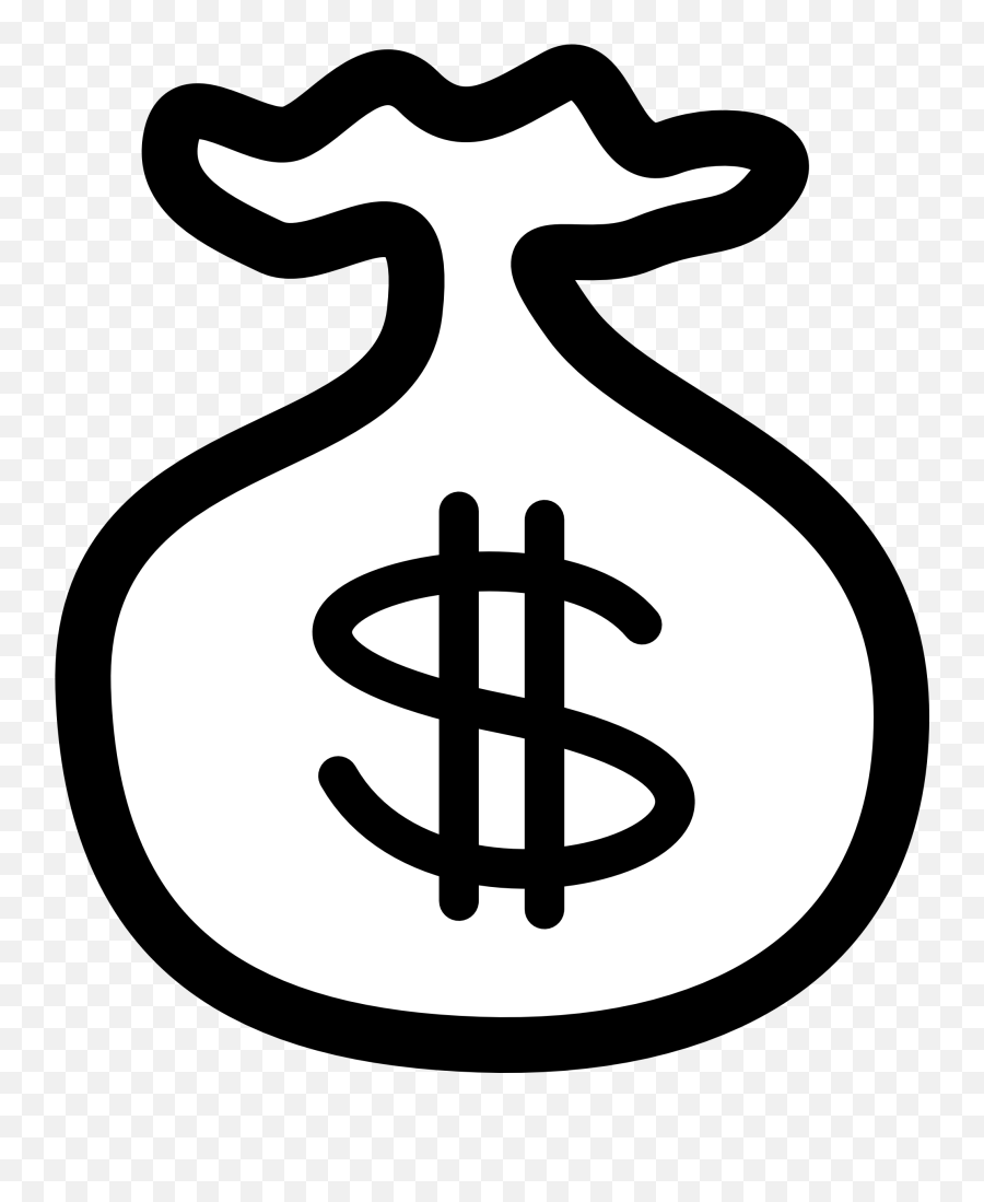 Money Clipart Black And White - Money Clipart Black And White Emoji,Money Clipart